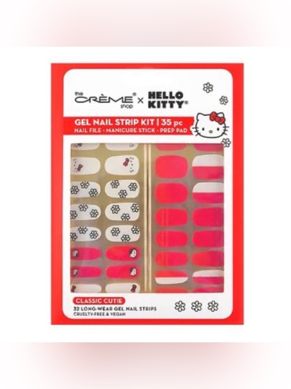 The Crème Shop x Hello Kitty Classic Cutie Nail Strip Kit